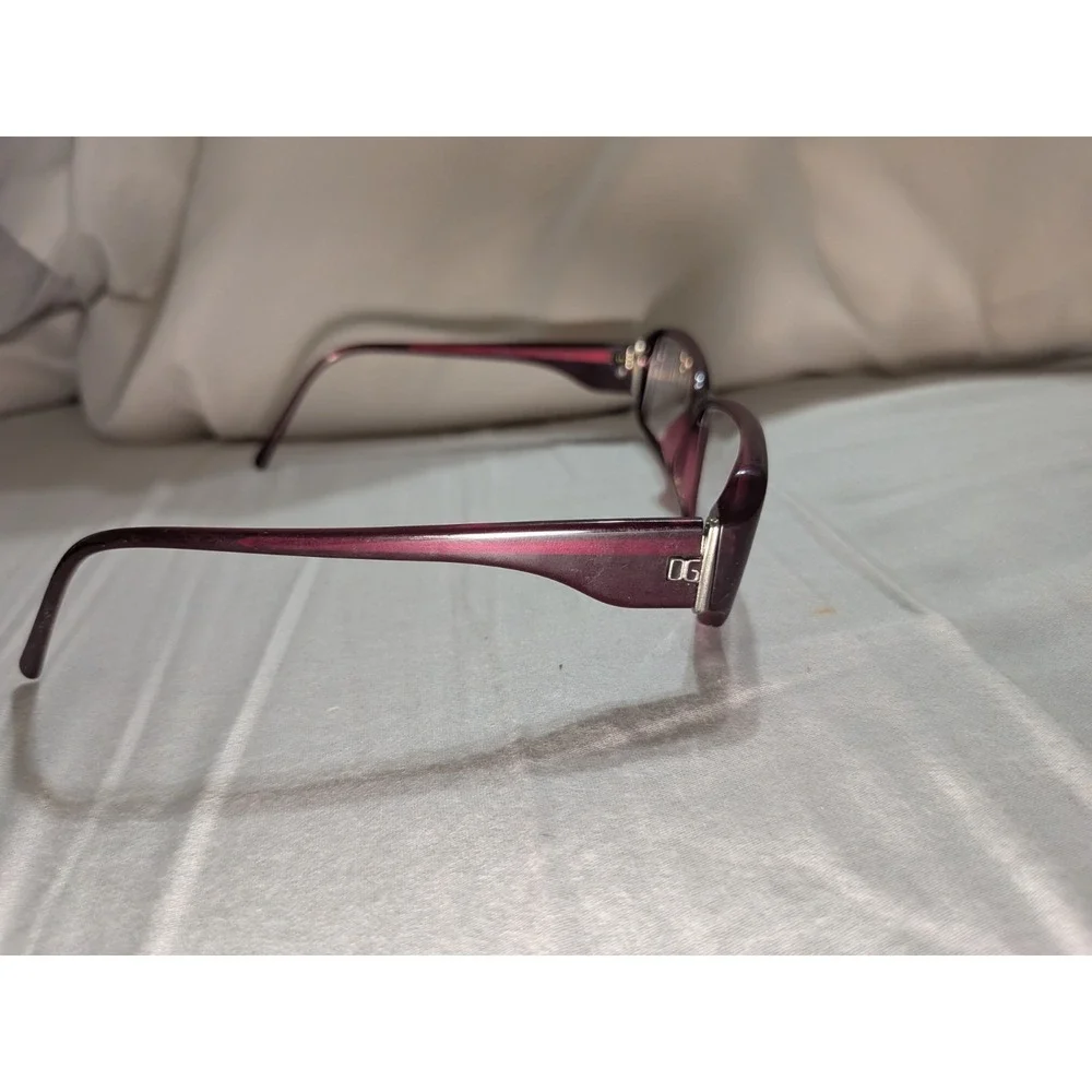 Dolce‎ & Gabbana DG 3007 630 Rectangle Maroon Eyeglasses Frames 51-14 130 Italy